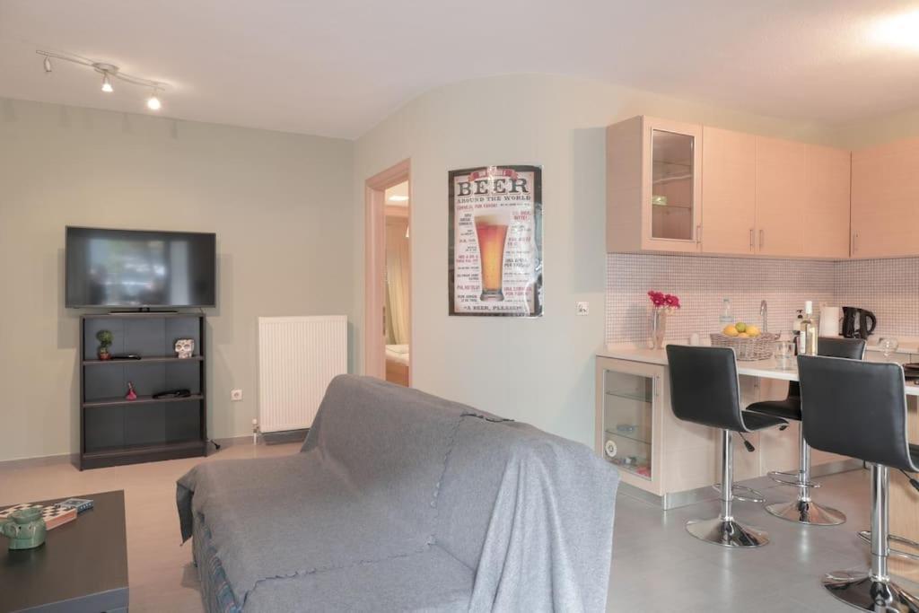 테살로니키 5 Min From Papageorgiou Free Indoor Parking 아파트 외부 사진